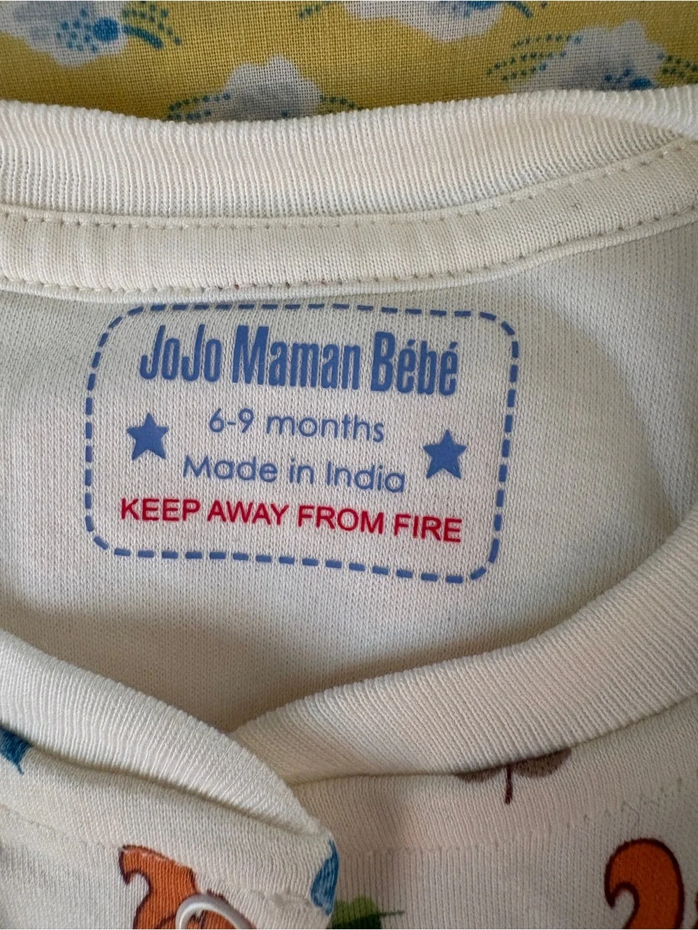 Jojo mamma Bébé NWOT baby onesie 6-9months